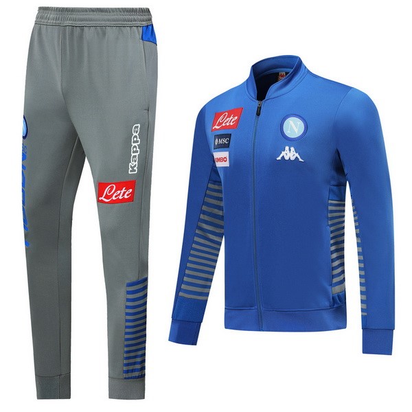 Chandal Del Napoli 2019-2020 Gris Azul